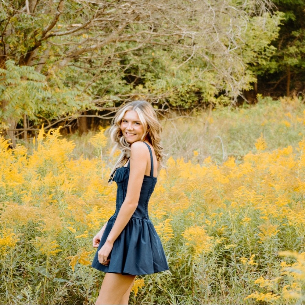 Navy blue Pacsun dress.